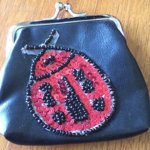 Ladybug coin purse